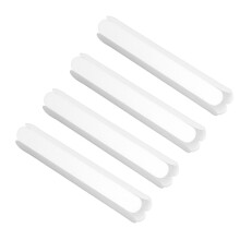 24er Pack Weiße Badsicherheitsaufkleber | 20x2cm Rutschfeste Klebefliesen