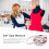 2Pcs Soft Tape Measure, Easy Read Round Button, Portable Sewing Tool 11