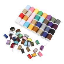 60-teiliges Multicolor-Polyester-Nähgarn-Set mit wiederverwendbarem Knäuel