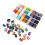 60-teiliges Multicolor-Polyester-Nähgarn-Set mit wiederverwendbarem Knäuel 1