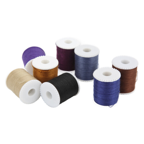 60-teiliges Multicolor-Polyester-Nähgarn-Set mit wiederverwendbarem Knäuel 2