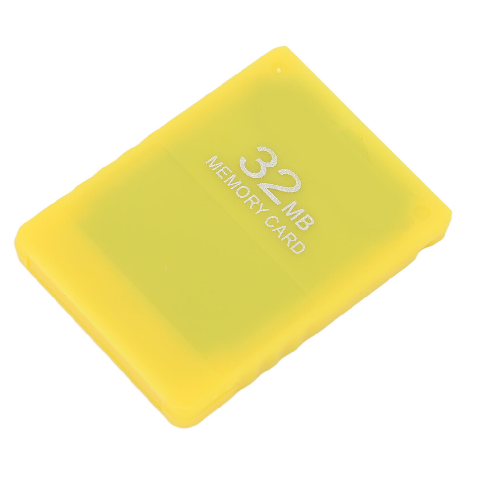 32Mb High Speed Fmcb 1.966 Ps2 Memory Card Yellow 4901357773943