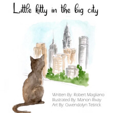 Little Kitty in the Big City by Robert Magliano Hardcover Book