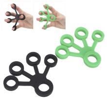 Elastischer Fingerdehner 2 Stück Silikon-Handwiderstandsbänder 11LB Pink & Schwarz