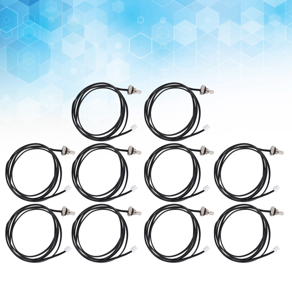 10 Pack Thermistor Sensors Ntc Temperature Probe M8 Thread 50K 1 Meter Cable 4191357775447