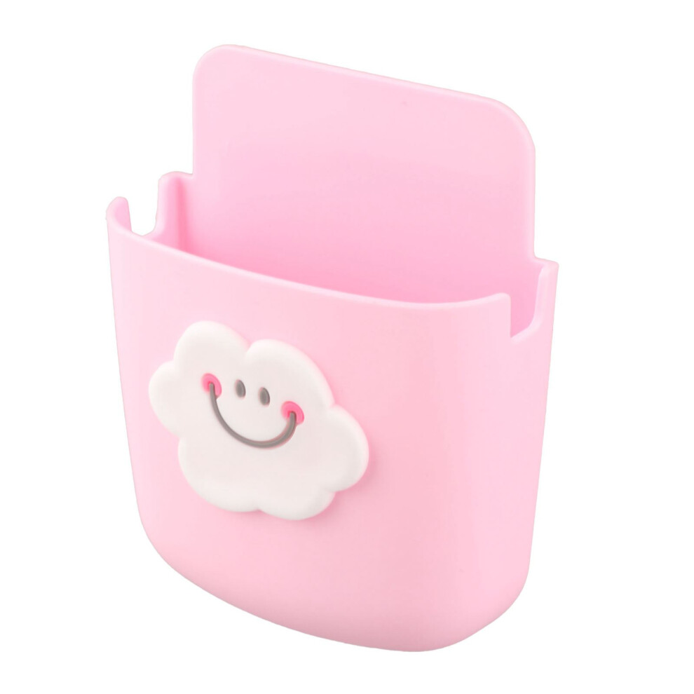 Pink Cloud Cartoon Wall-Mounted Storage Box, 1L, 11x9x3.5cm-image-OPC-PMQCNP7-NEW