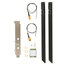 Draadloze netwerkkaart WIFI6E5374M Gigabit5G Dual Band NGFF M2 Interface netwerkkaart met antenne-aansluitkabel, kabel voor één kaart,