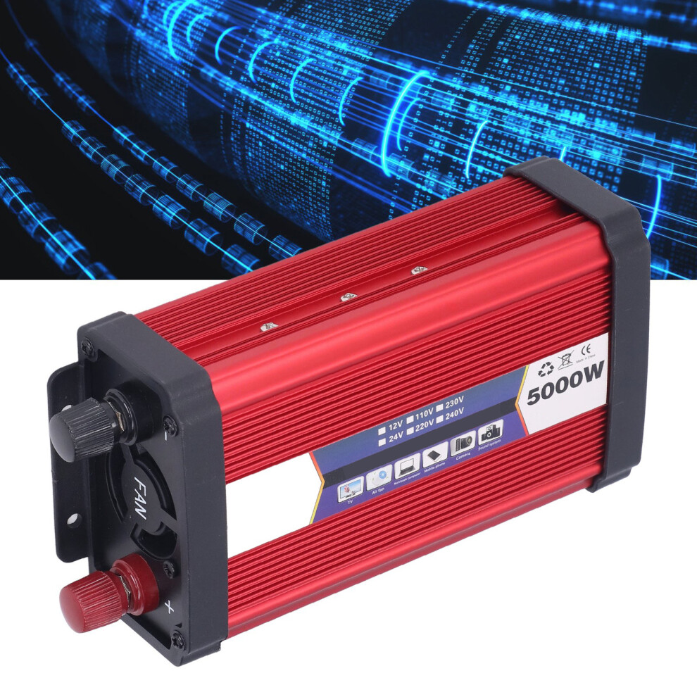 2000W Modified Sine Wave Car Inverter 24V To 220V With Usb 4951357776277