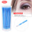 100pcs Disposable Eyeliner & Lip Applicator Brushes, 10cm Soft Flex Sizes 5