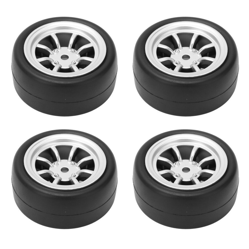 4Pcs Rubber Tire Wheel Hub 12Mm Brass Coupler Set For Wpl D12 Rc Car 7891357777607