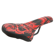 Sella da bicicletta Gorilla Type 410 g larga pelle PU nera