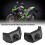 Adjustable Aluminum Rear Fork Plug for Z800 2013-2016 Black 5
