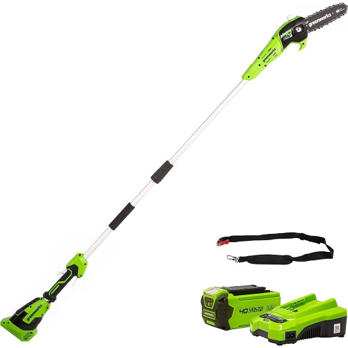 Greenworks 40V Pole Saw 20cm Gen. II - 2Ah Battery