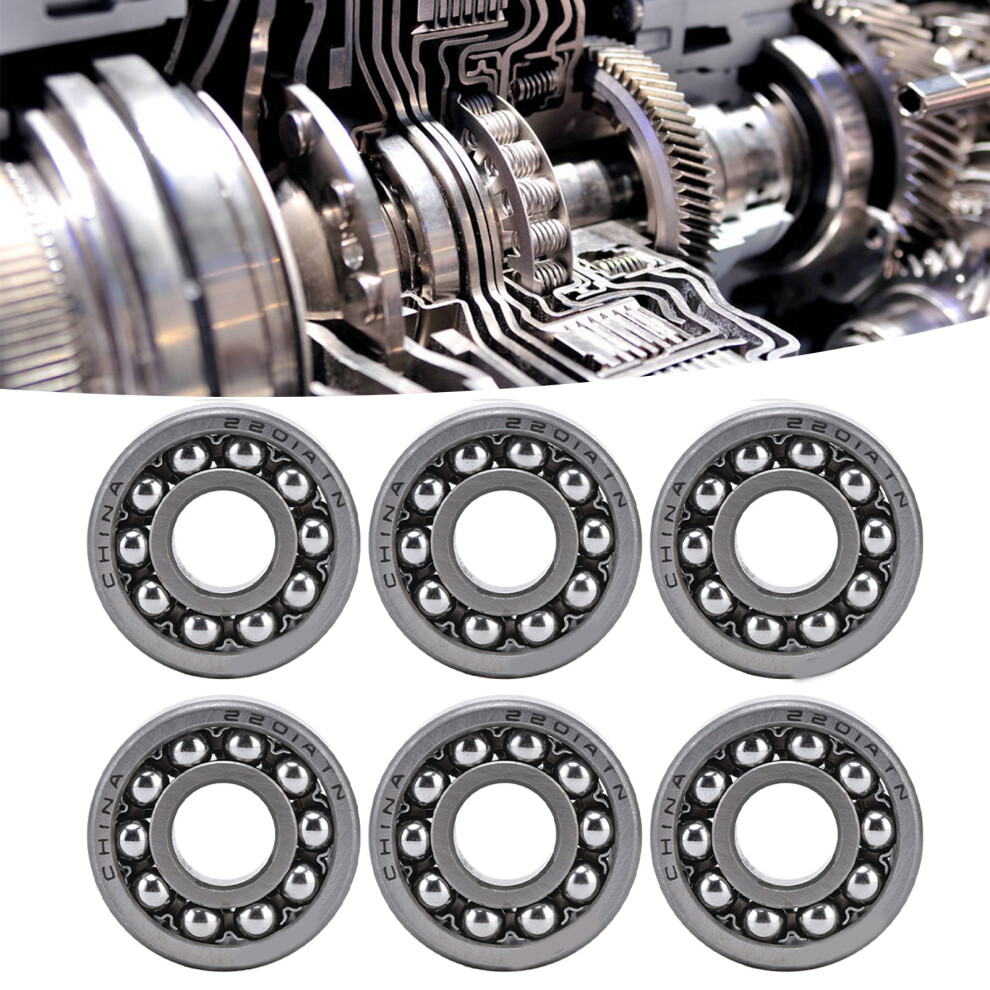 6Pcs Self Aligning Ball Bearing 2201 Double Row Radial Contact 10-17Mm 8131357779119
