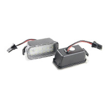 2 luces LED para matrícula compatibles con Ford Focus II Fiesta VII Mondeo IV Kuga 2008-2019 Blancas