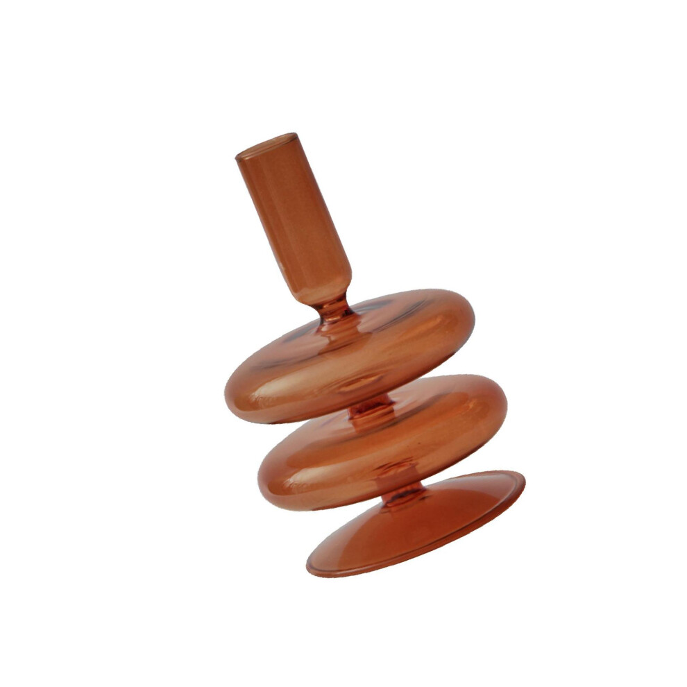 (Brown, 16x8CM 62x3 Inch) Glass Candle Holders Wedding Centerpieces Home Decoration Table 11CM-image-OPC-PMQCTTH-NEW
