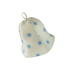 (snowflake, 25x72cm) 1Pcs Sauna Hat Polyester Protection Hair Supply Portable for Shower
