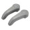 (As show, One size) 1 Pair Side Seat Adjuster Lever Handle Adjustment Fit for Clio MK2 1