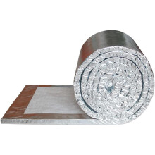 Porcelain Fireproof Ceramic Fiber Insulation Baffle Fire Blanket SingleSided Aluminum Foil 30mmx610mmx1000mm For Stoves