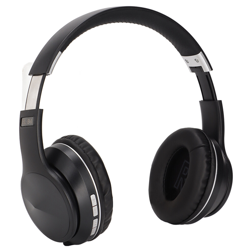 Elb4 Wireless Bluetooth Headphones 40Mm 250Mah Foldable Sports Gaming Black/Silver 8301357780426
