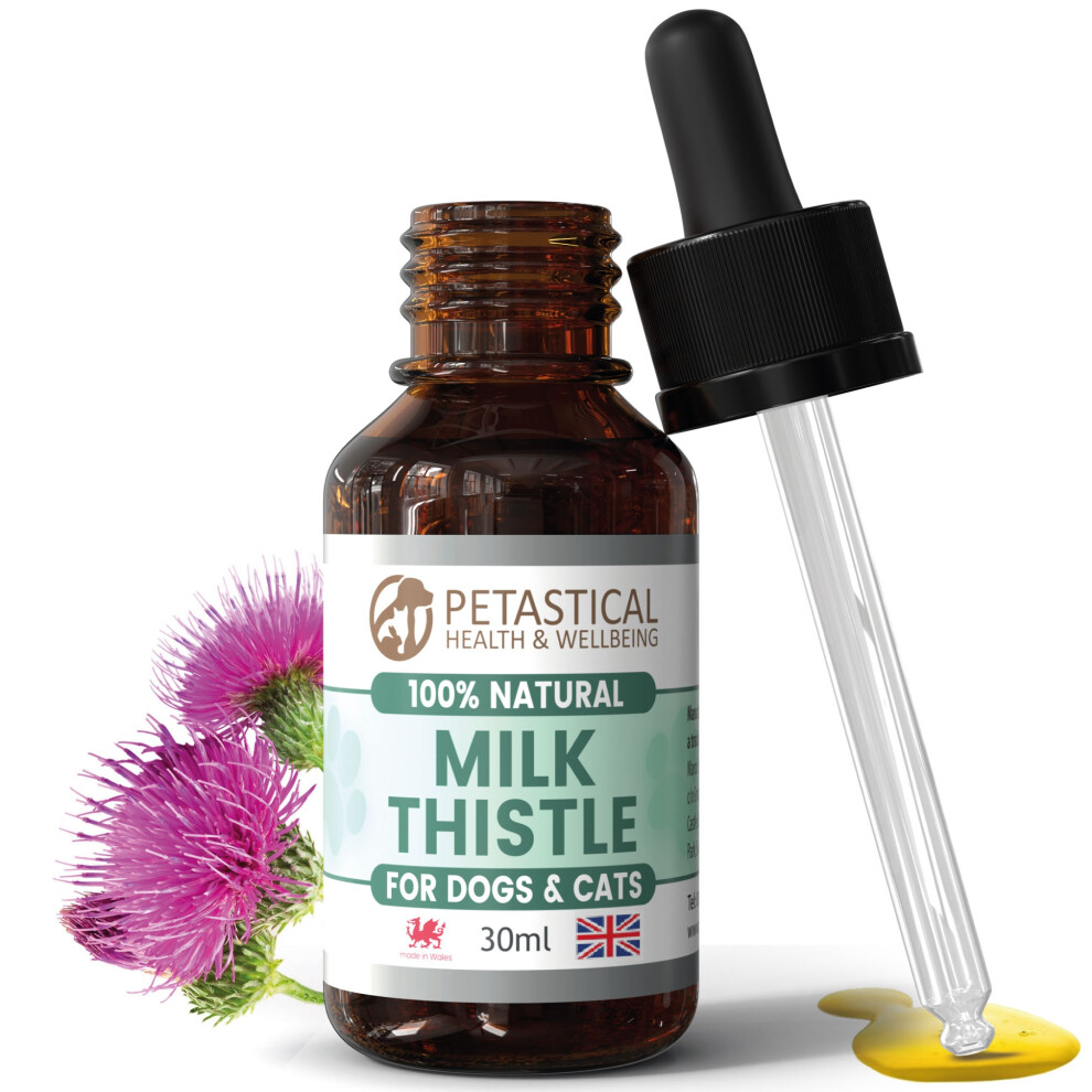 Petastical Milk Thistle For Dogs Cats (30Ml)