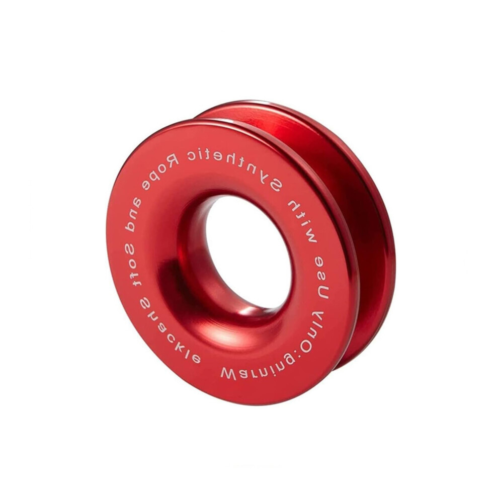 Rope Shackle Recovery Ring 55000Lbs Synthetic Tow Strap For 17T Vehicle Winch Accessories And Strong Light 9354506675844