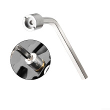 Chainring Bolt Tool For MTB And Road Bicycles, Stainless Steel, Universal Fit, 4mm Hex, Quick Adjustments