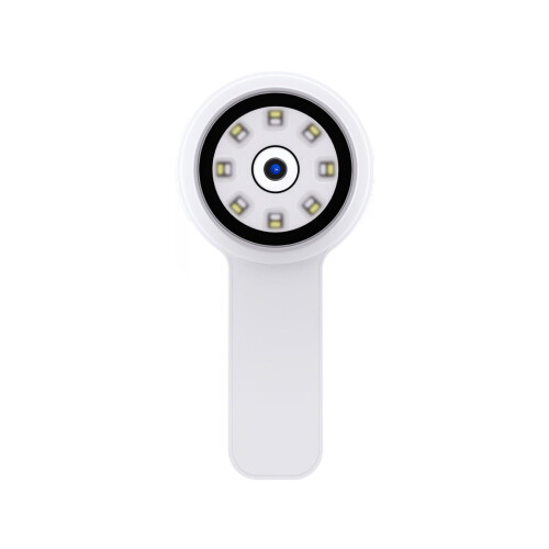 Handheld Magnifier High Resolution With 16 LED Light Shockproof Digital Microscope For Microscopic Observation White