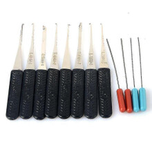 (As show, One size) 12 Pcs Lock Broken Key Extractor Removal Hooks Needle Automatic Locksmith Tool Set Key Removal Extractor Tools Kits