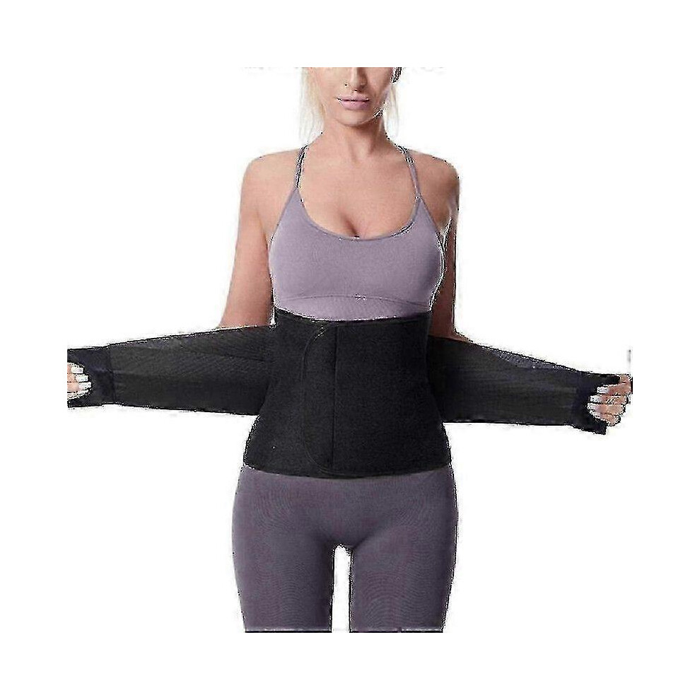 Kikidex (As Show, M) Postpartum Belly Band For C-Section & Tummy-Tuck - Abdominal Binder For Post-Surgery Recovery Black