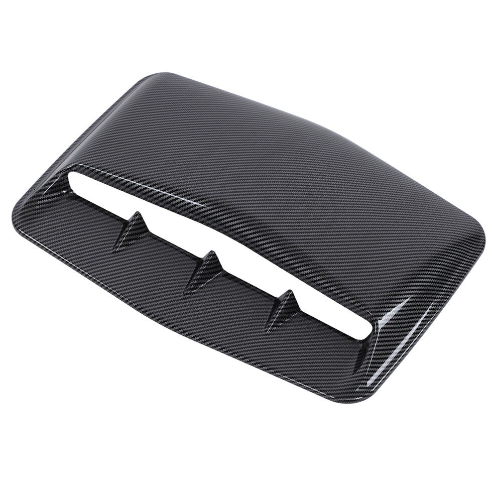 Abs Car Hood Scoop Cowl Air Vent Decorative Cover For Universal Fit 9381357781486