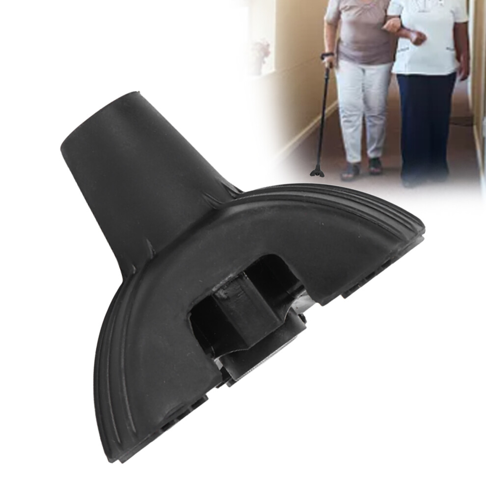 Soft Silicone Walking Cane Tripod Tip Pad 22mm Anti-Slip Footwear