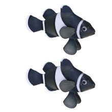 2Stk -Clownfisch Aquarium-Dekorationen Fischbecken-Schmuck