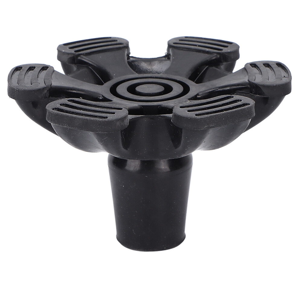 High-Quality 22mm Cane Tip Silicone 6 Pillar for All Walking Sticks