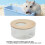 Hamster Sand Bath Box Small Round Acrylic Pet Sandpit Transparent Easy Clean 11