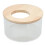 Small Round Acrylic Hamster Sand Bathtub for Bathing, Transparent 2