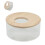 Hamster Sand Bath Box Small Round Acrylic Pet Sandpit Transparent Easy Clean 15