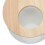 Small Round Acrylic Hamster Sand Bathtub for Bathing, Transparent 4