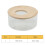 Hamster Sand Bath Box Small Round Acrylic Pet Sandpit Transparent Easy Clean 3