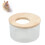 Small Round Acrylic Hamster Sand Bathtub for Bathing, Transparent 16