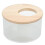 Small Round Acrylic Hamster Sand Bathtub for Bathing, Transparent 13