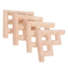 4 Holz Geschnitzte Europäische Für Wohnaccessoires