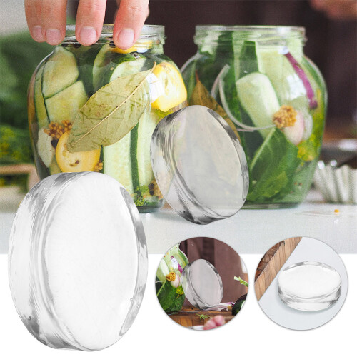 3St Glasfermentationsgewichte Für Weithalsmarmeladengläser Mit Griff 2