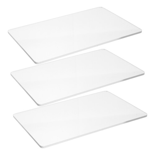 3Stk Transparente Acryl Schneidematten Für Patchwork Papierschneiden