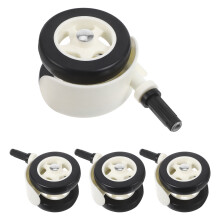 4St Universele Stroller Wielen Plastic Zwenkbaar Babywagen
