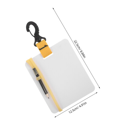 Waterdichte Onderwater Schrijfbord met voor 2