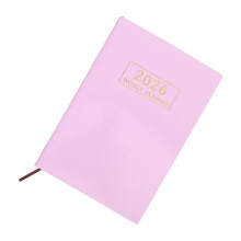 wekelijks planner notitieboek a5 2026 pu leer voor school werk