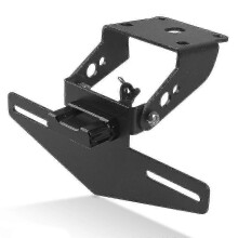 (As show, Black) Motorcycle Rear License Plate Mount Holder Led Light For Ktm Duke 125 250 390 Duke125 Duke250 Duke390 2017-2020 2021 2022 2023