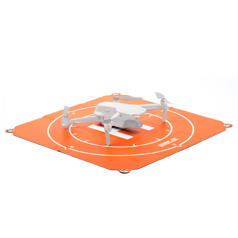 Foldable 50Cm Waterproof Drone Landing Pad 20In - For Mavic Air 2S Orange/Blue 8351357782746