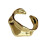 Koreanischer Kaltton-Ring, glänzende Oberflächen,-Goldfarben 1